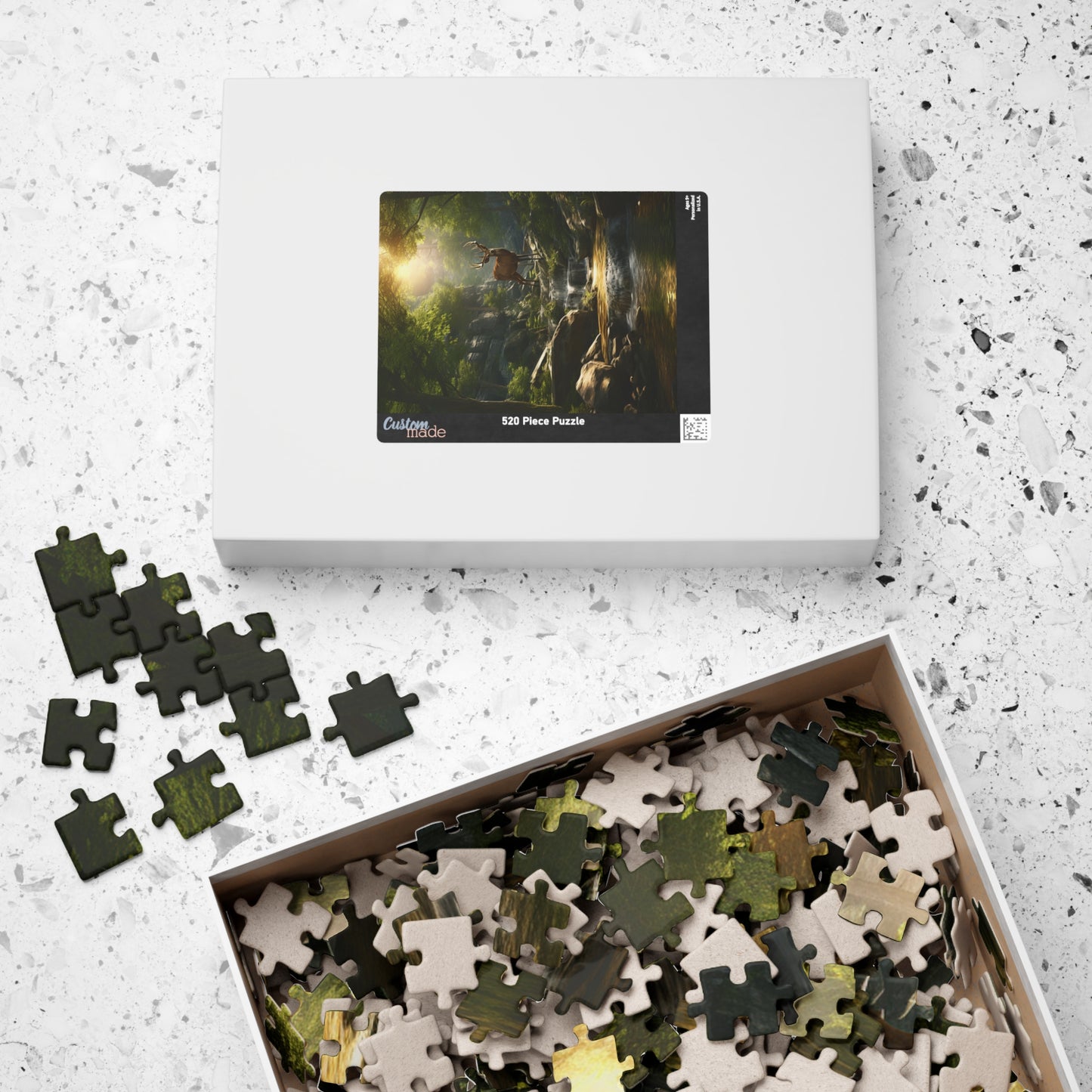 Deer Buck Puzzle — 110/252/520/1014-Piece Scenic Wildlife Jigsaw