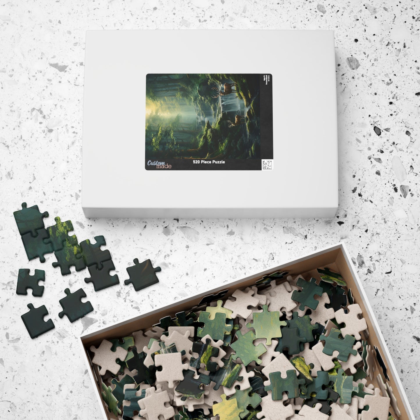 Forest Bucks Puzzle — Deer Pair Woodland Jigsaw (110–1014 Pieces)