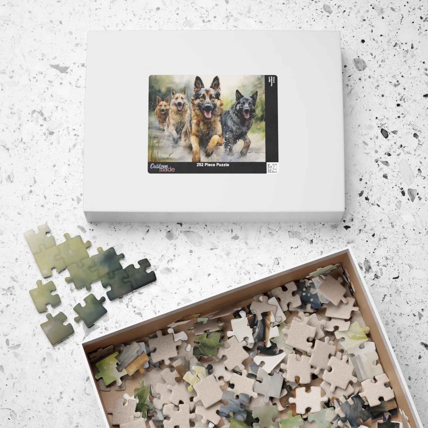 German Shepherd Jigsaw Puzzle — 110/252/500/1014-Piece
