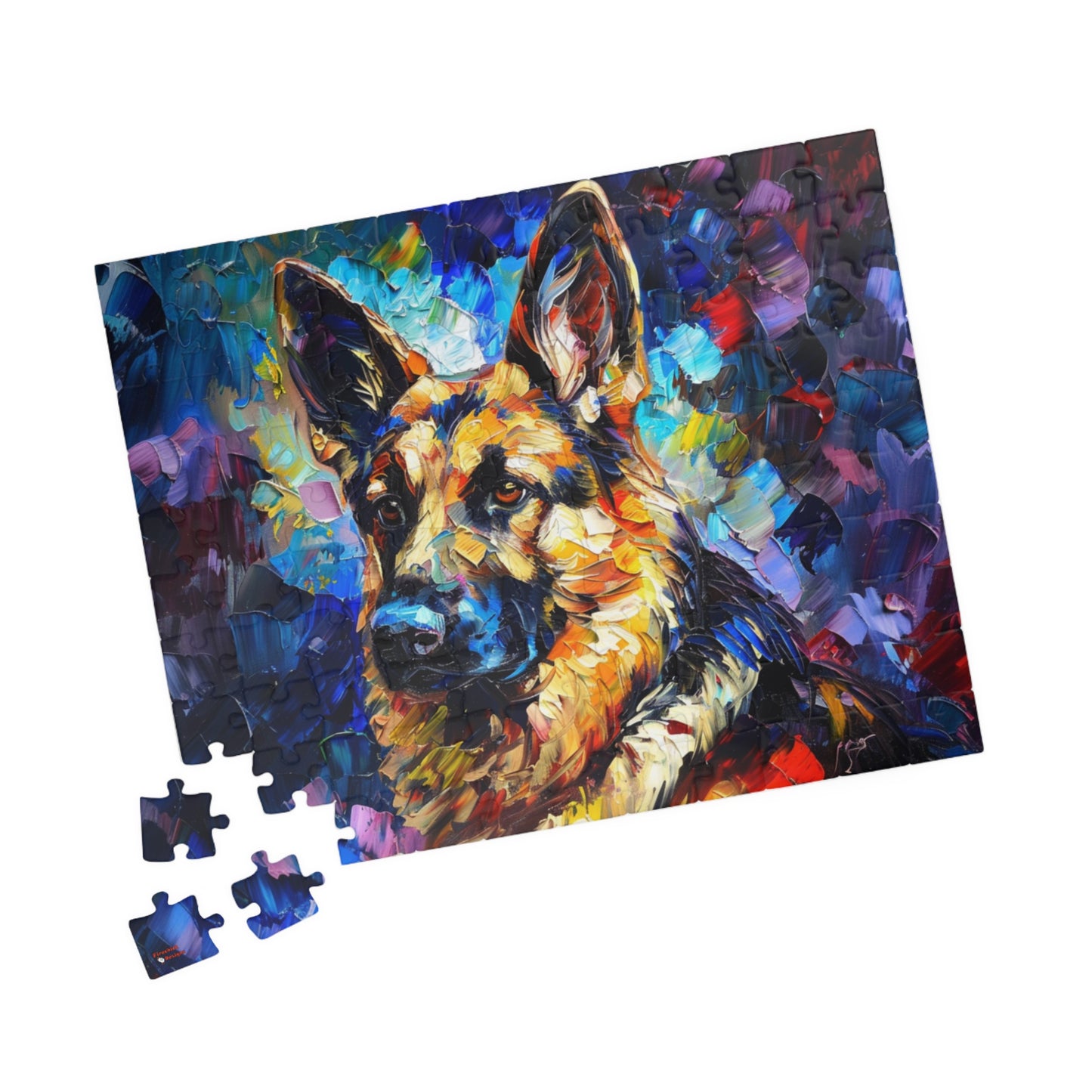 German Shepherd Puzzle (110, 252, 500, 1014-piece) Family Pet Canine K9 K-9 Guard Dog Man's Best Friend Companion Partner Officer 1000 500