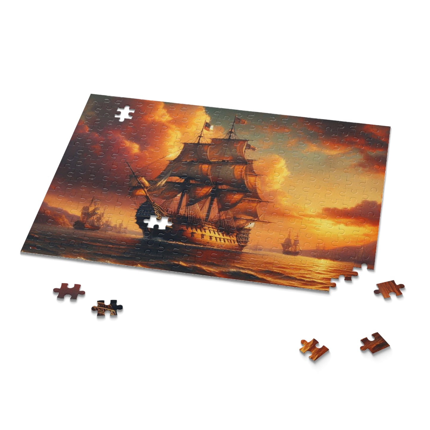 Sailing Ships Jigsaw Puzzle Set, 8-16 inches, 120 to 500 pieces, Gift-Ready Packaging