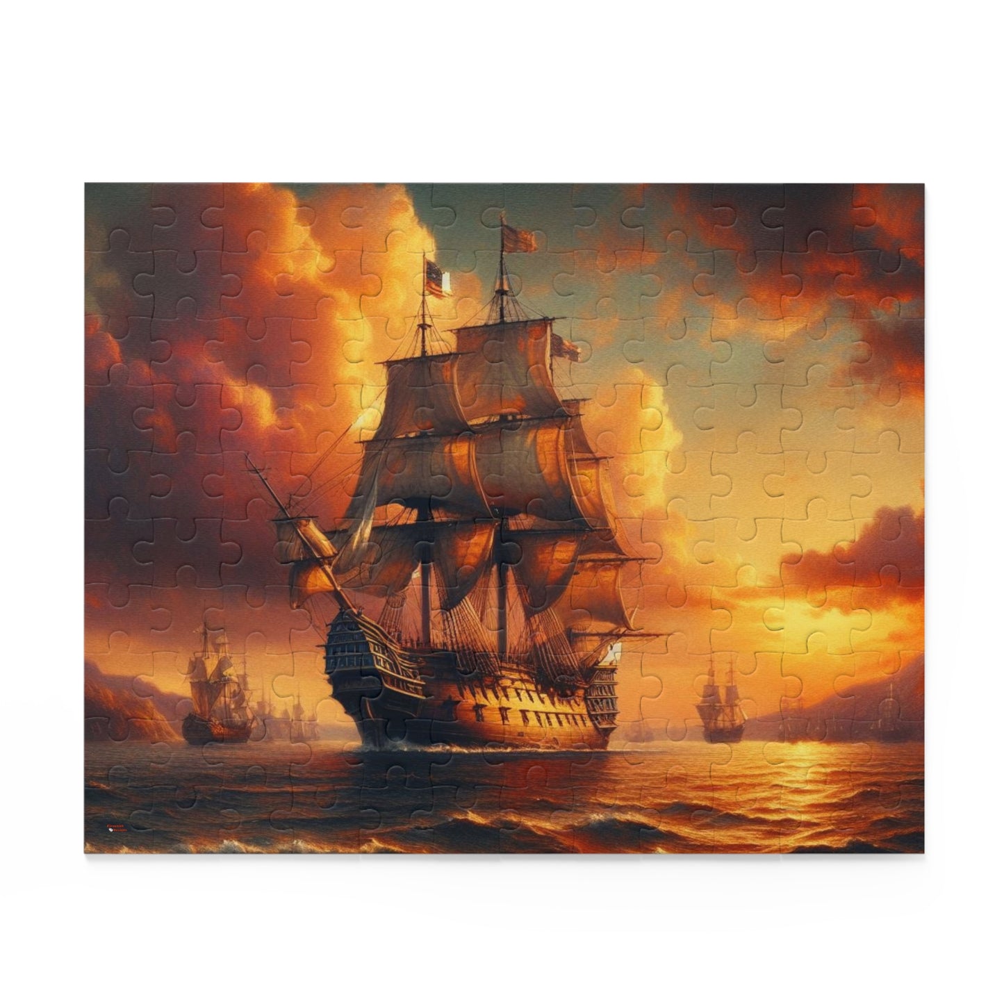 Sailing Ships Jigsaw Puzzle Set, 8-16 inches, 120 to 500 pieces, Gift-Ready Packaging