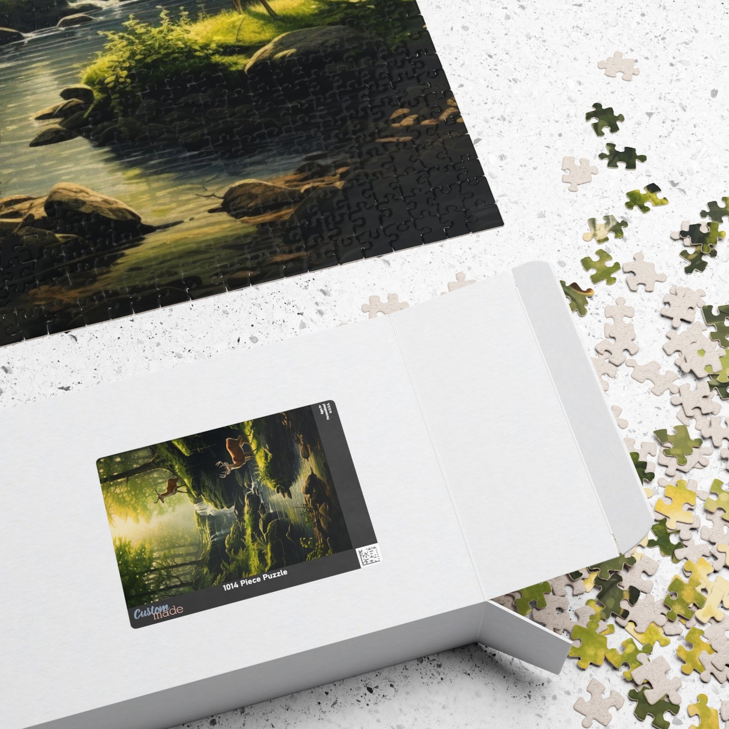 Wilderness Bucks Jigsaw Puzzle — Scenic Deer Landscape (110–1014 Pieces)