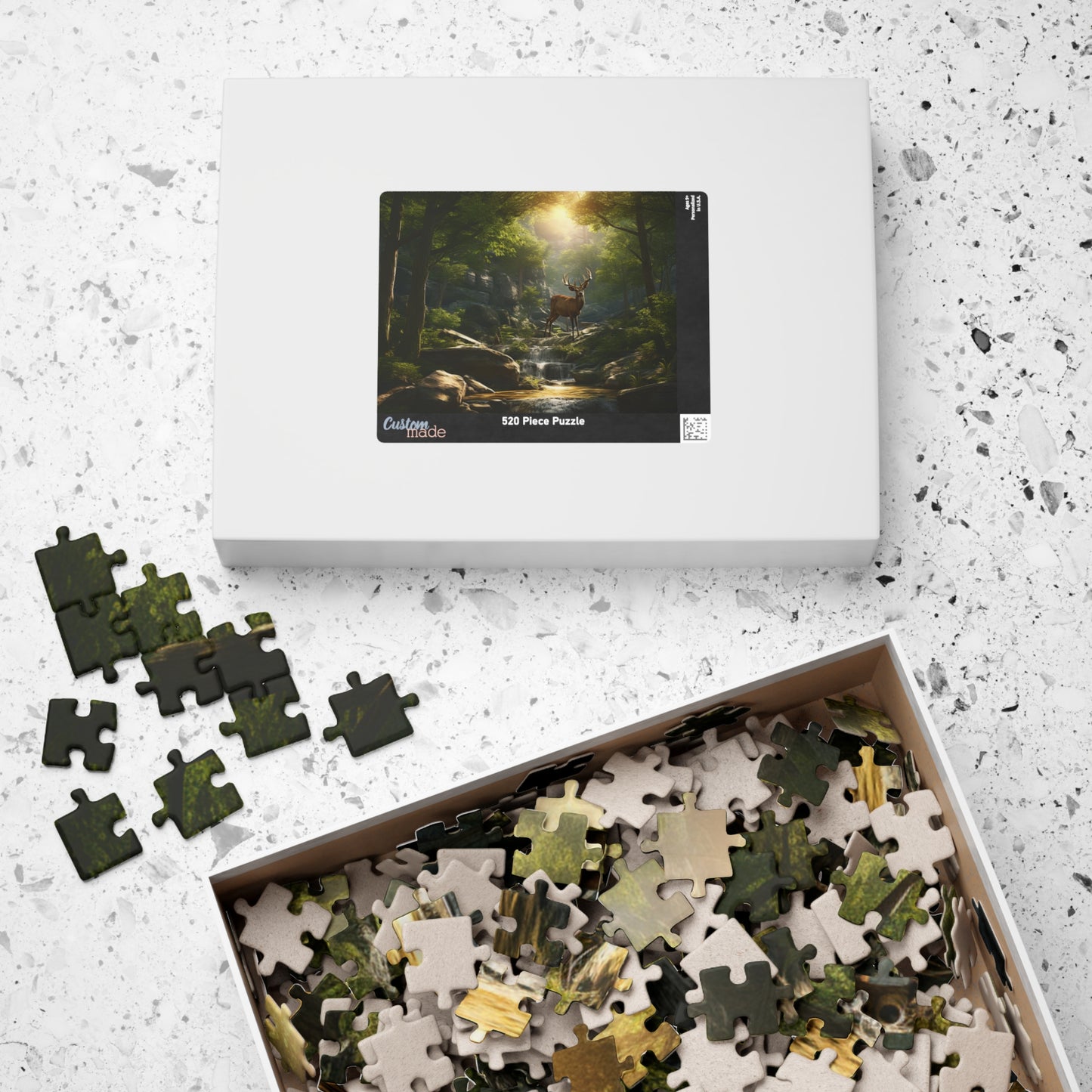 Deer Buck Puzzle — 110/252/520/1014-Piece Scenic Wildlife Jigsaw