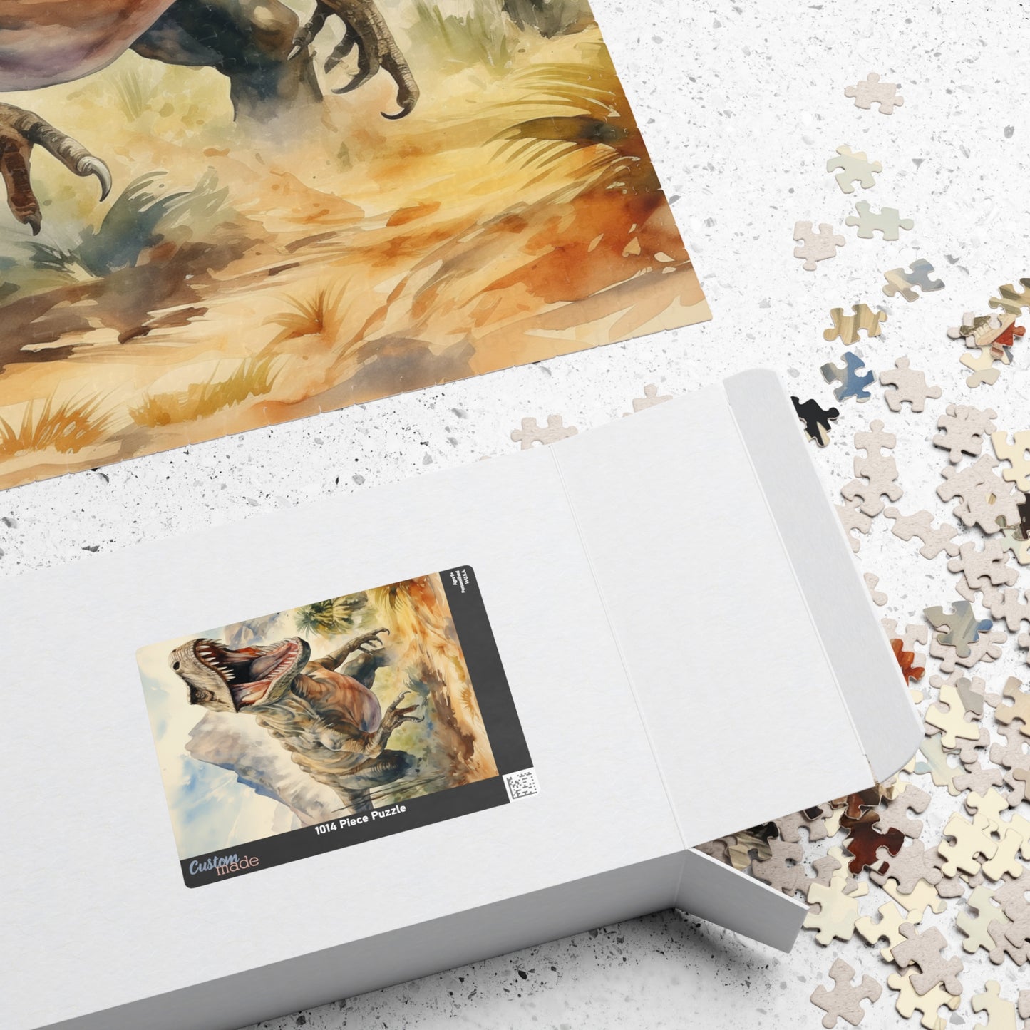 T-Rex Roaring Jigsaw Puzzle — 110–1014 Piece Dinosaur Puzzle (110/252/520/1014)