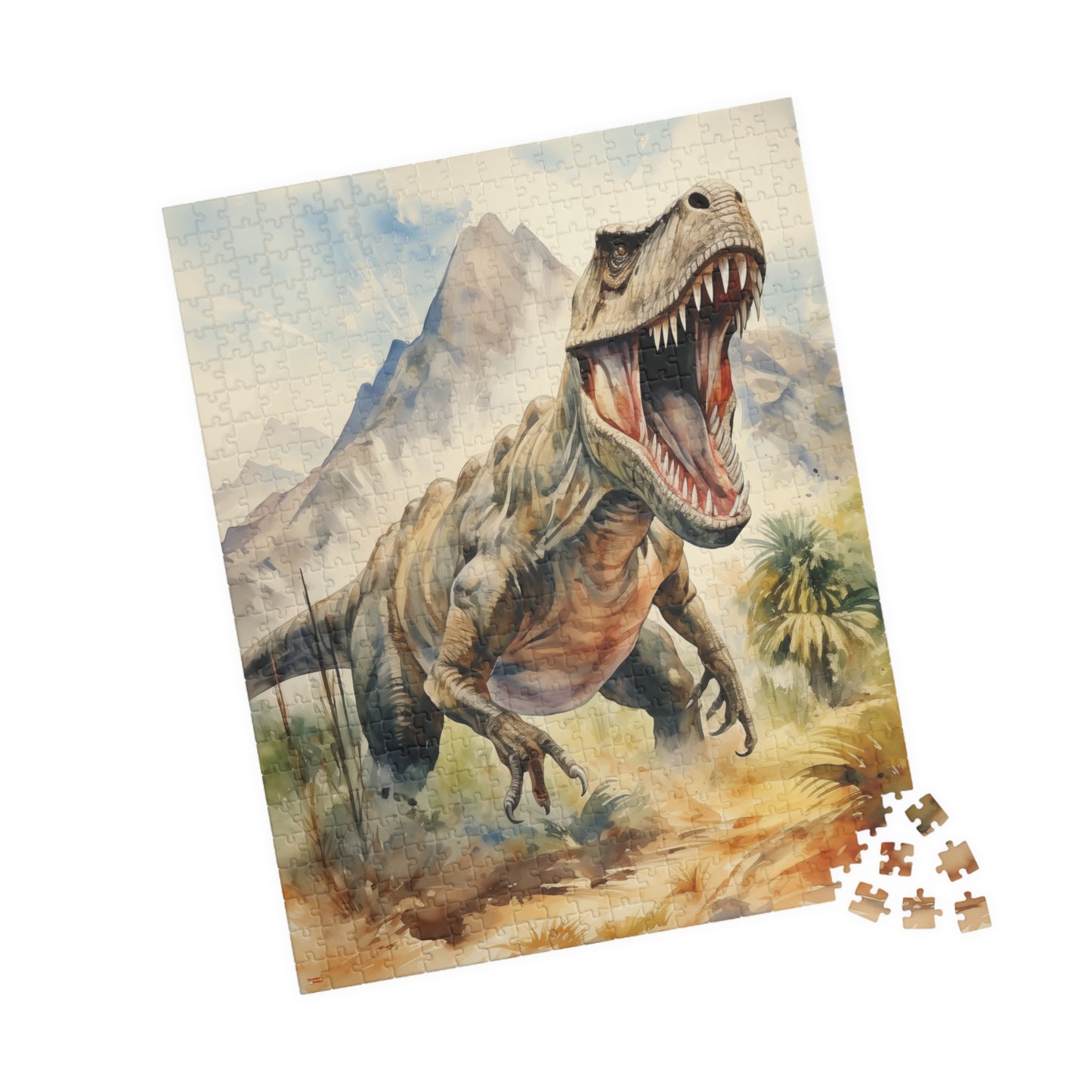 T-Rex Roaring Jigsaw Puzzle — 110–1014 Piece Dinosaur Puzzle (110/252/520/1014)