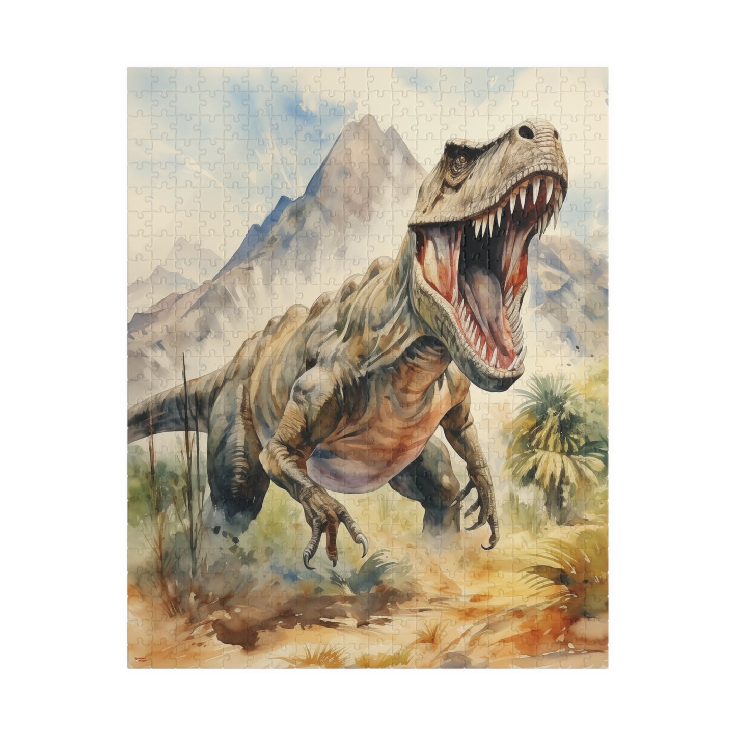 T-Rex Roaring Jigsaw Puzzle — 110–1014 Piece Dinosaur Puzzle (110/252/520/1014)