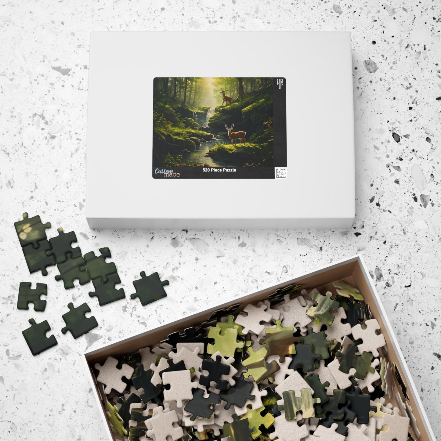 Wilderness Bucks Jigsaw Puzzle — Scenic Deer Landscape (110–1014 Pieces)