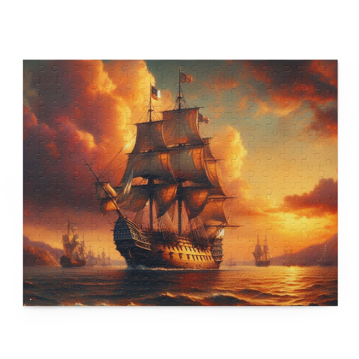 Sailing Ships Jigsaw Puzzle Set, 8-16 inches, 120 to 500 pieces, Gift-Ready Packaging