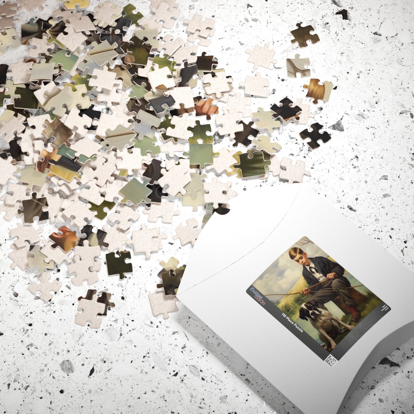 A Boy and His Boxer Puzzle — Jigsaw for Dog Lovers