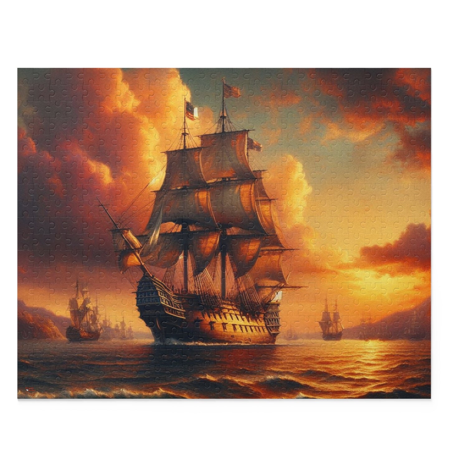 Sailing Ships Jigsaw Puzzle Set, 8-16 inches, 120 to 500 pieces, Gift-Ready Packaging