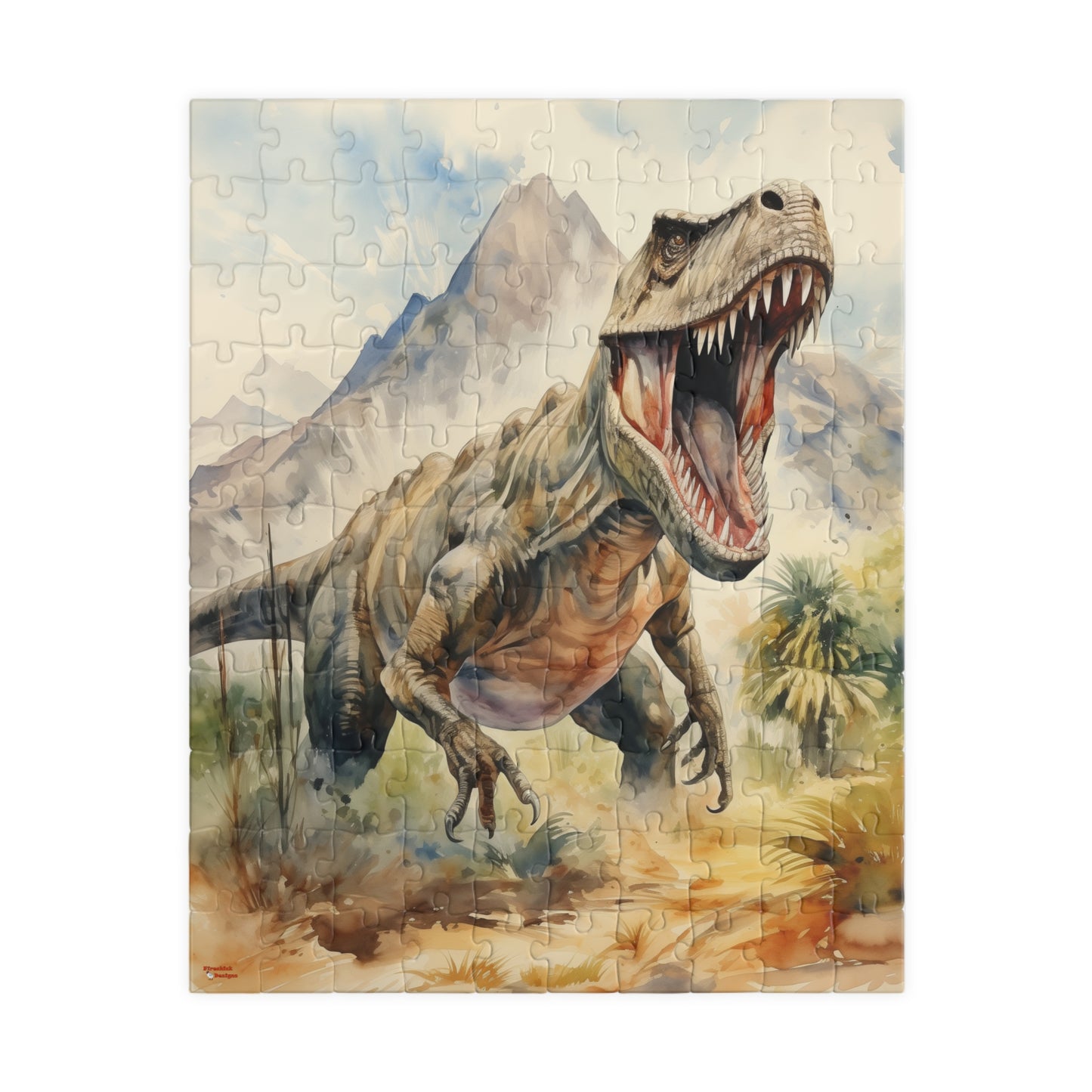 T-Rex Roaring Jigsaw Puzzle — 110–1014 Piece Dinosaur Puzzle (110/252/520/1014)