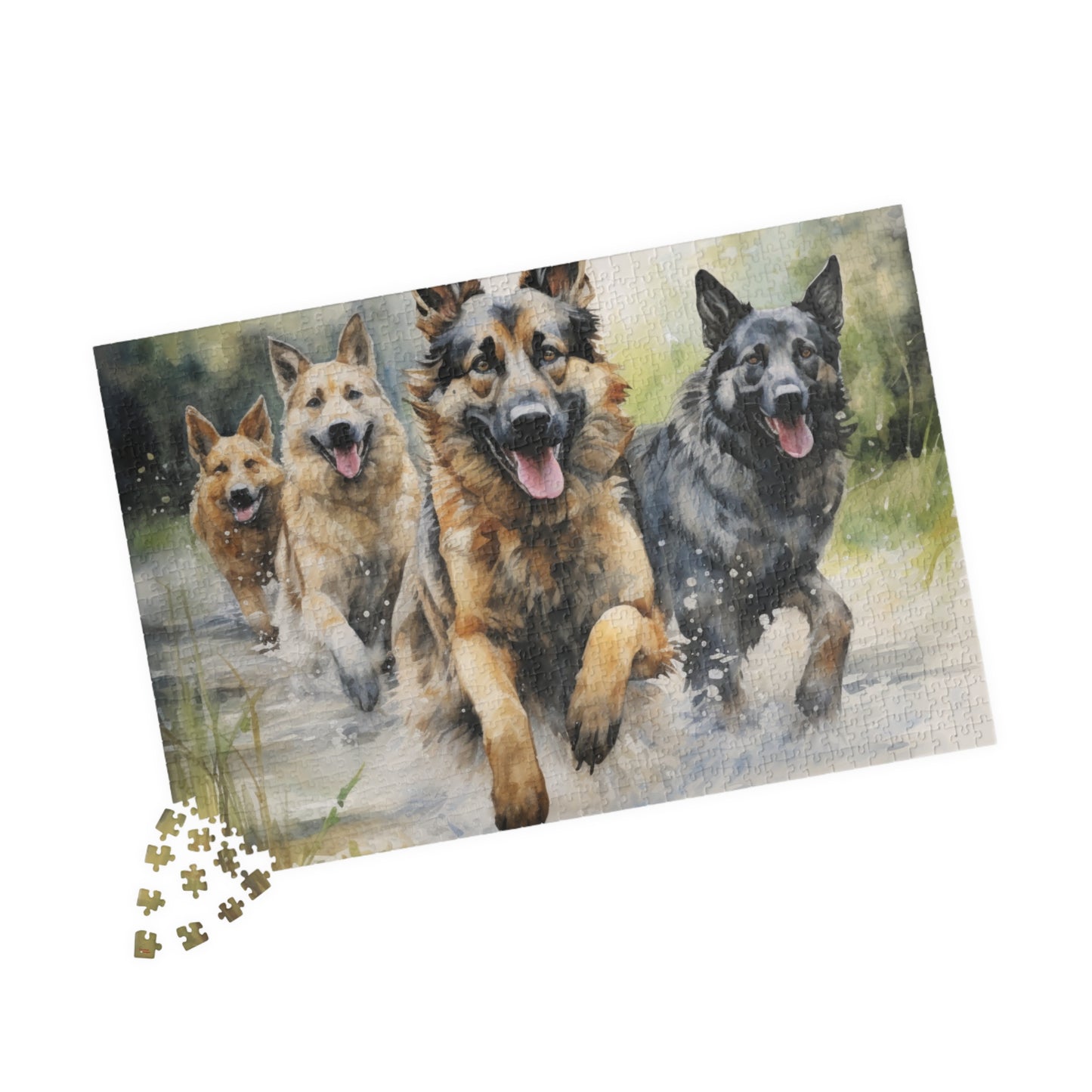 German Shepherd Jigsaw Puzzle — 110/252/500/1014-Piece
