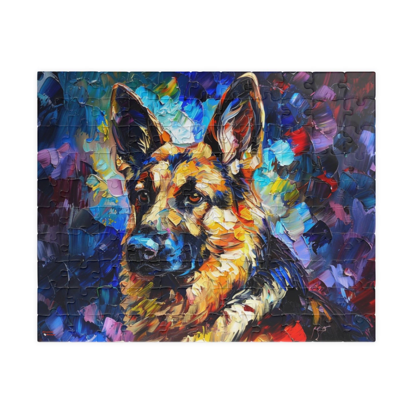 German Shepherd Puzzle (110, 252, 500, 1014-piece) Family Pet Canine K9 K-9 Guard Dog Man's Best Friend Companion Partner Officer 1000 500