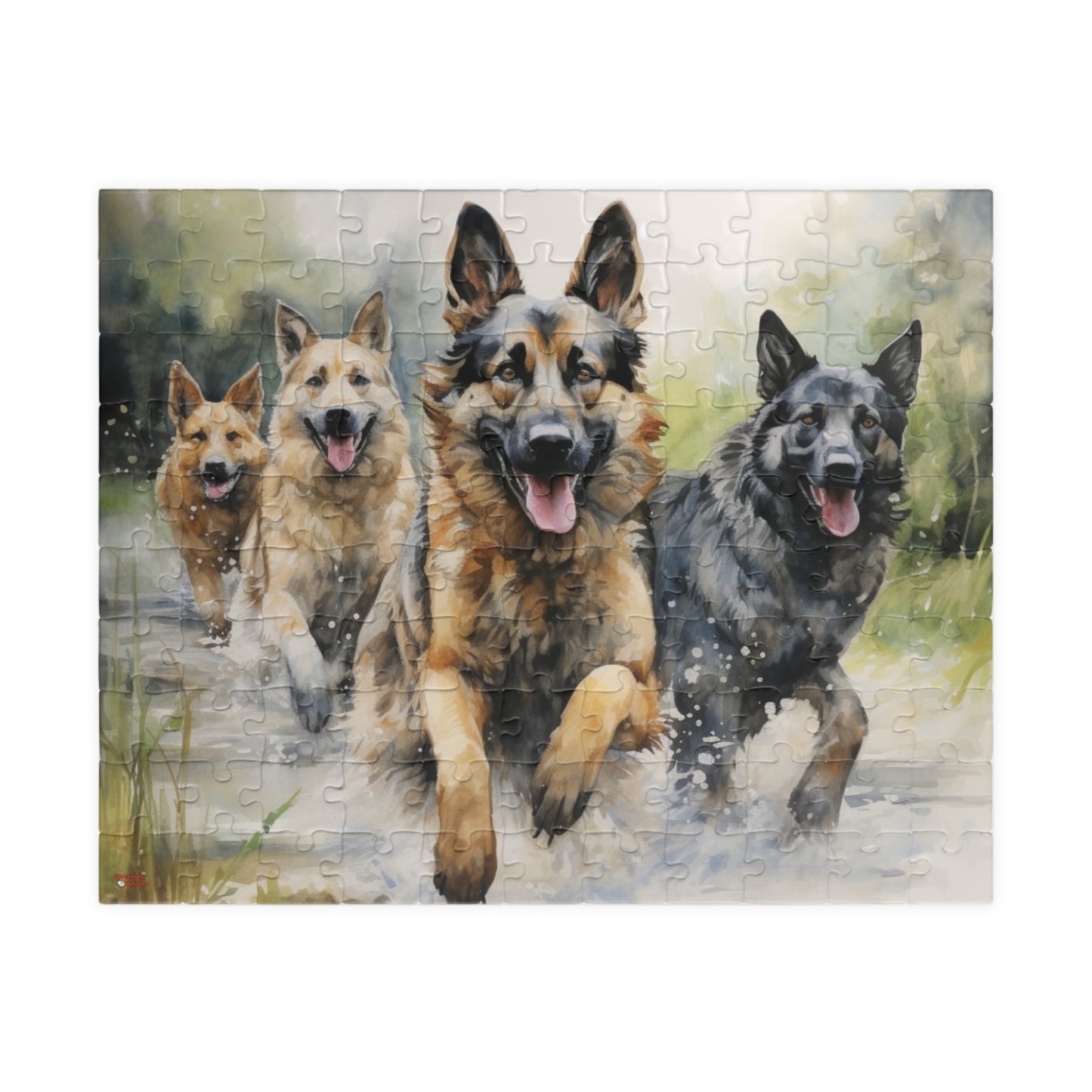 German Shepherd Jigsaw Puzzle — 110/252/500/1014-Piece