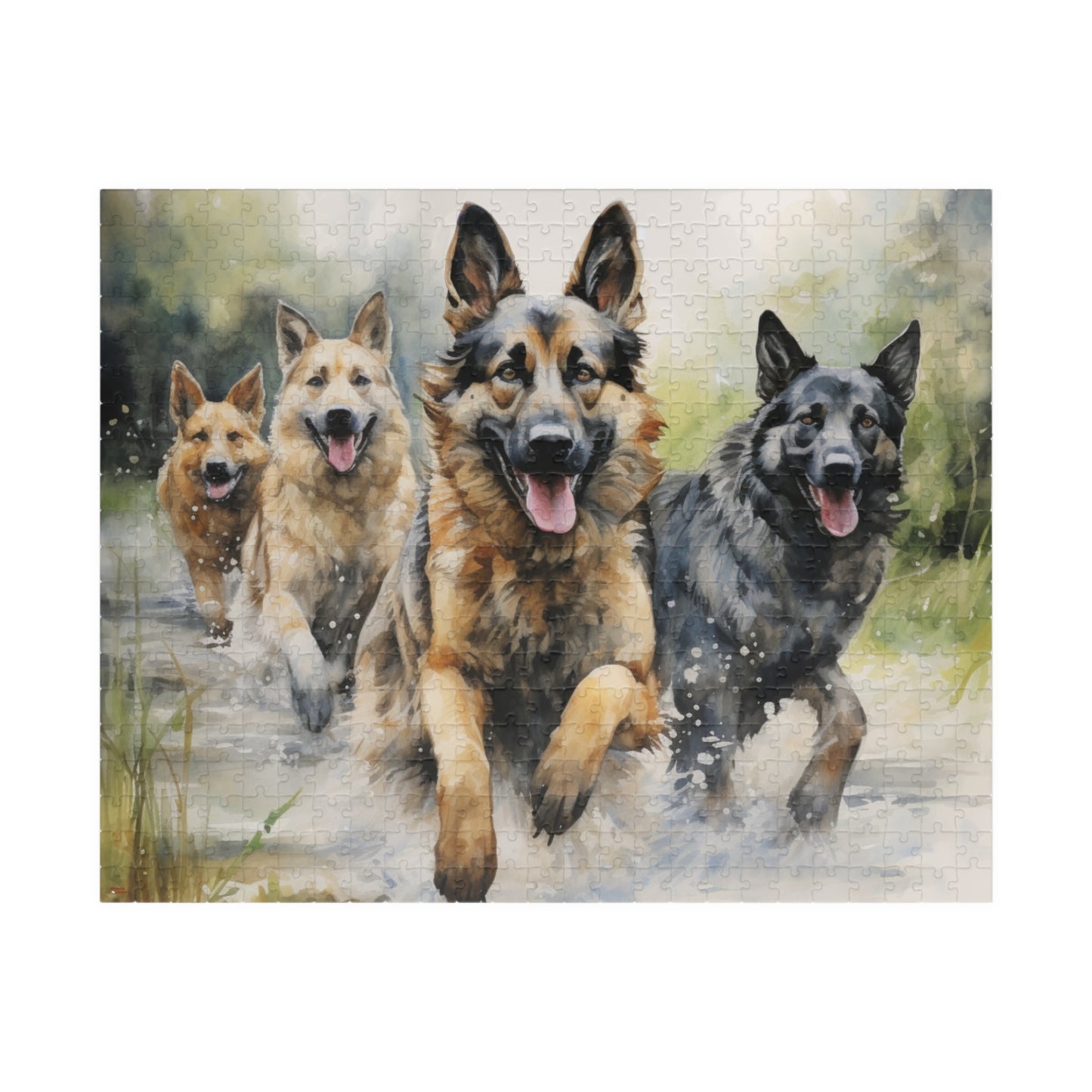 German Shepherd Jigsaw Puzzle — 110/252/500/1014-Piece