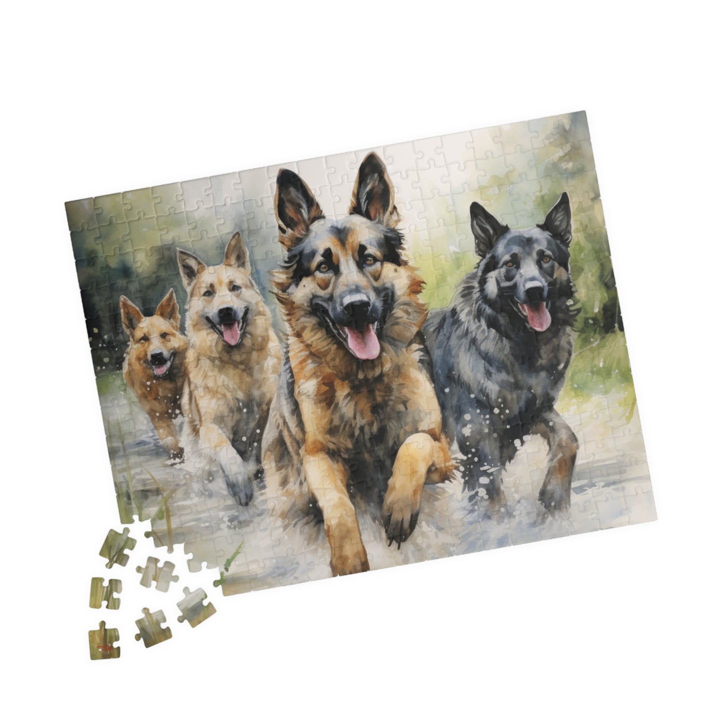 German Shepherd Jigsaw Puzzle — 110/252/500/1014-Piece