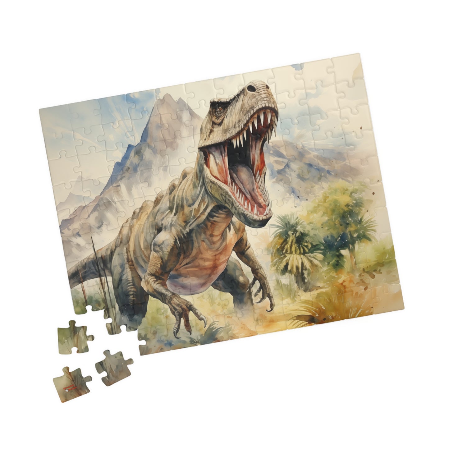 T-Rex Roaring Jigsaw Puzzle — 110–1014 Piece Dinosaur Puzzle (110/252/520/1014)