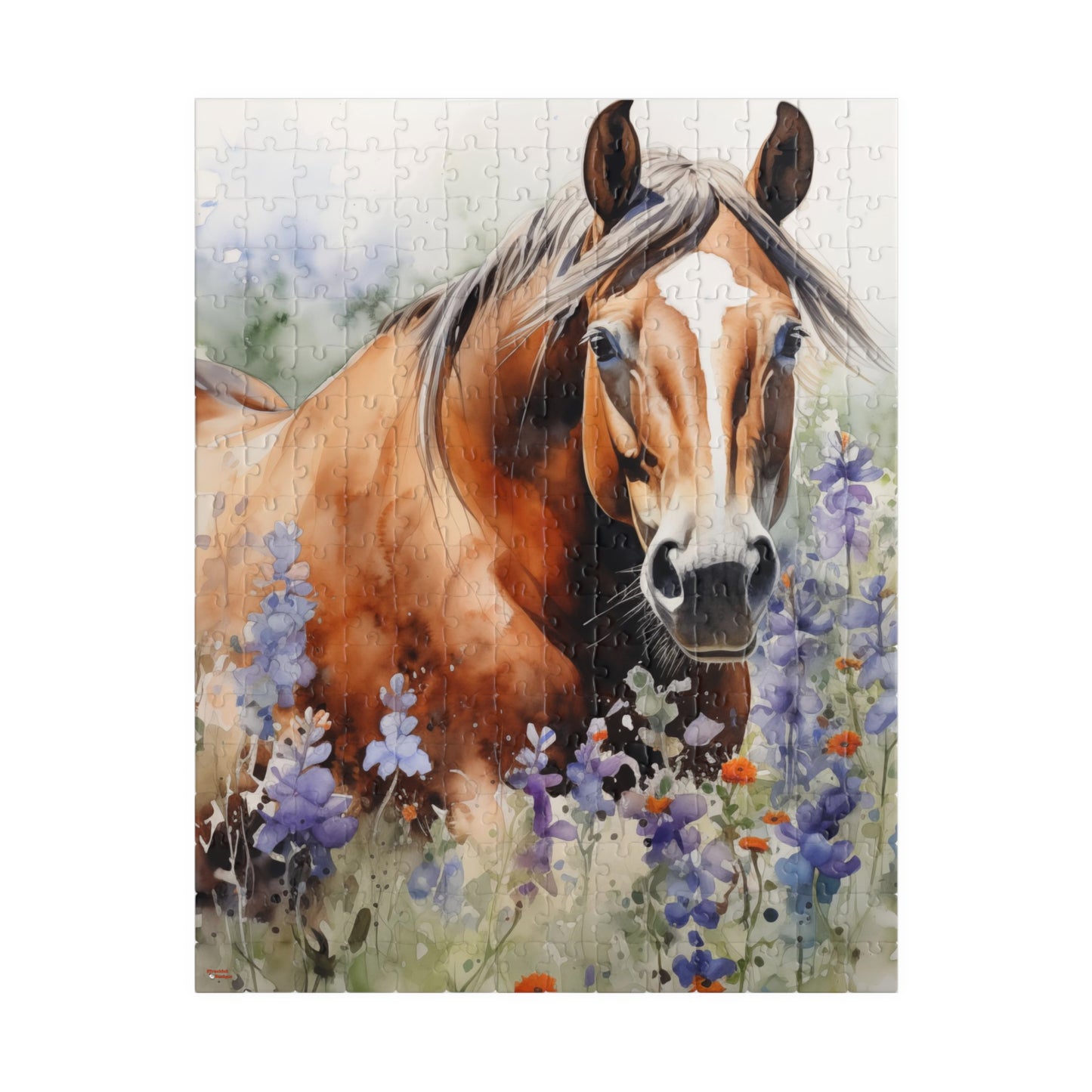 American Quarter Horse Stallion Puzzle (110, 252, 520, 1014-piece) Equestrian Animal Equine Pony Stallion Mare Racehorse Tabletop Game Jig Saw
