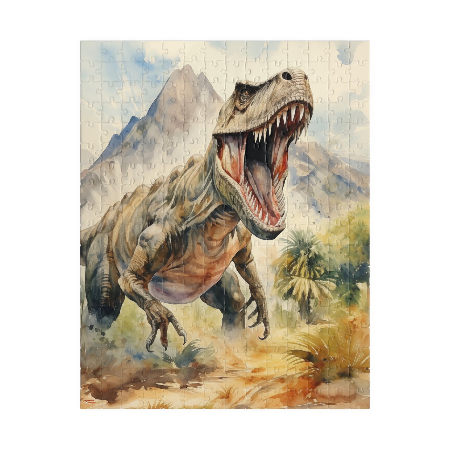 T-Rex Roaring Jigsaw Puzzle — 110–1014 Piece Dinosaur Puzzle (110/252/520/1014)