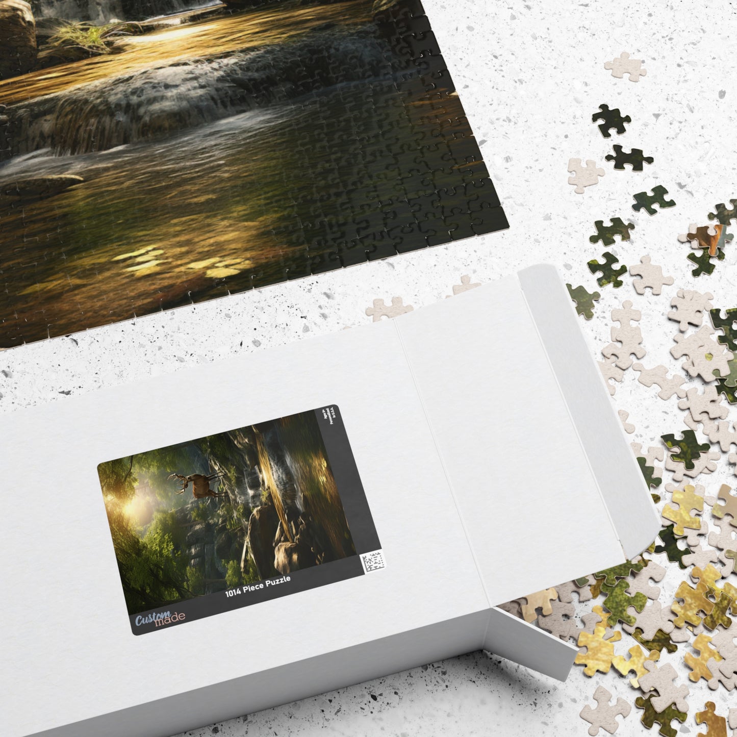 Deer Buck Puzzle — 110/252/520/1014-Piece Scenic Wildlife Jigsaw
