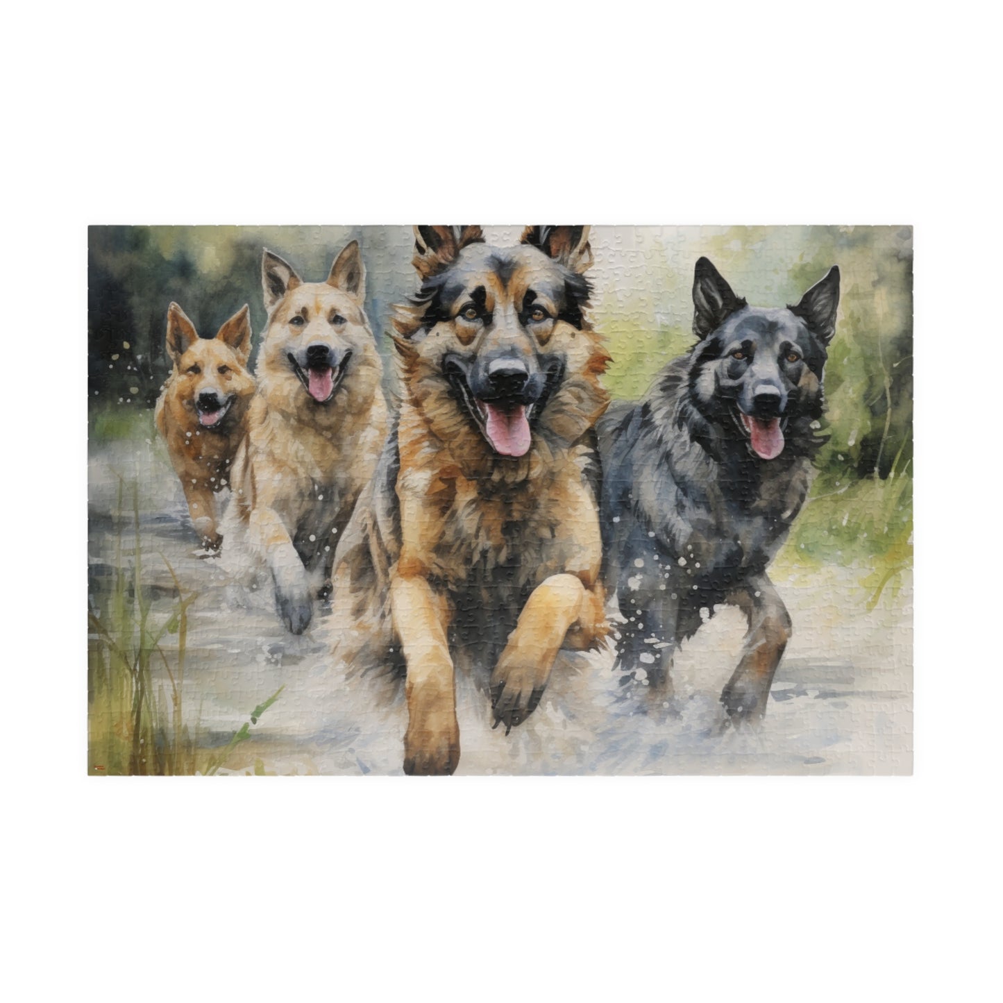 German Shepherd Jigsaw Puzzle — 110/252/500/1014-Piece