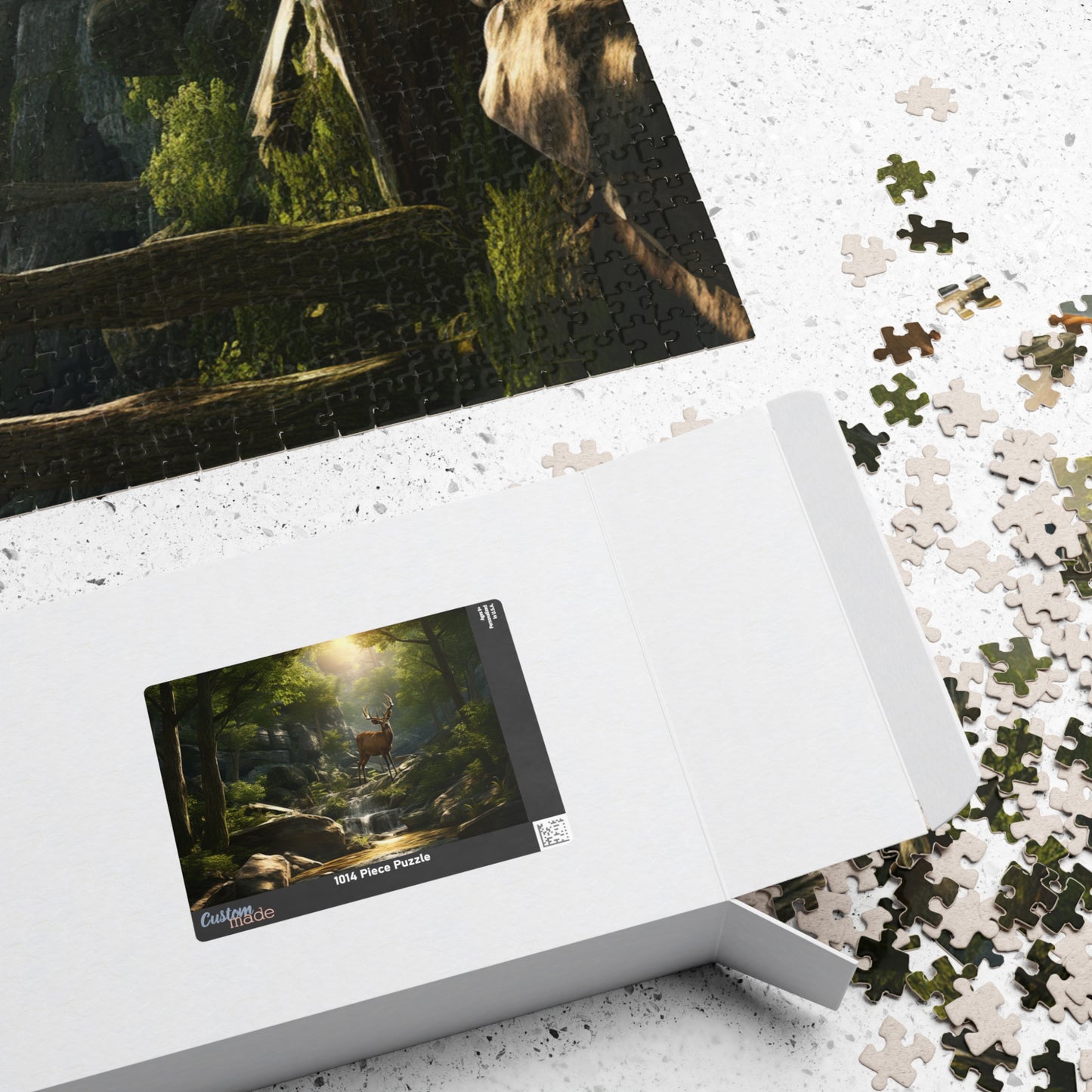 Deer Buck Puzzle — 110/252/520/1014-Piece Scenic Wildlife Jigsaw