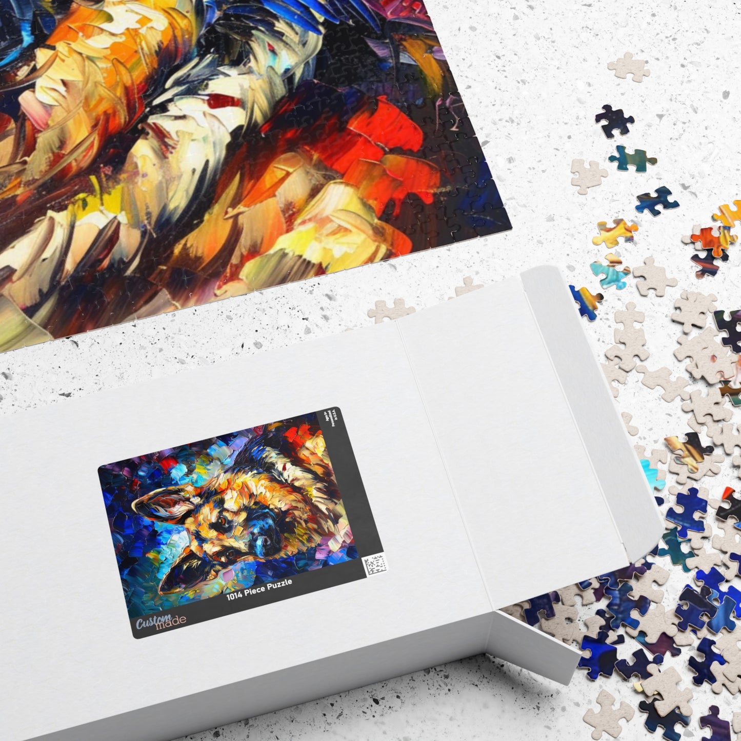 German Shepherd Puzzle (110, 252, 500, 1014-piece) Family Pet Canine K9 K-9 Guard Dog Man's Best Friend Companion Partner Officer 1000 500