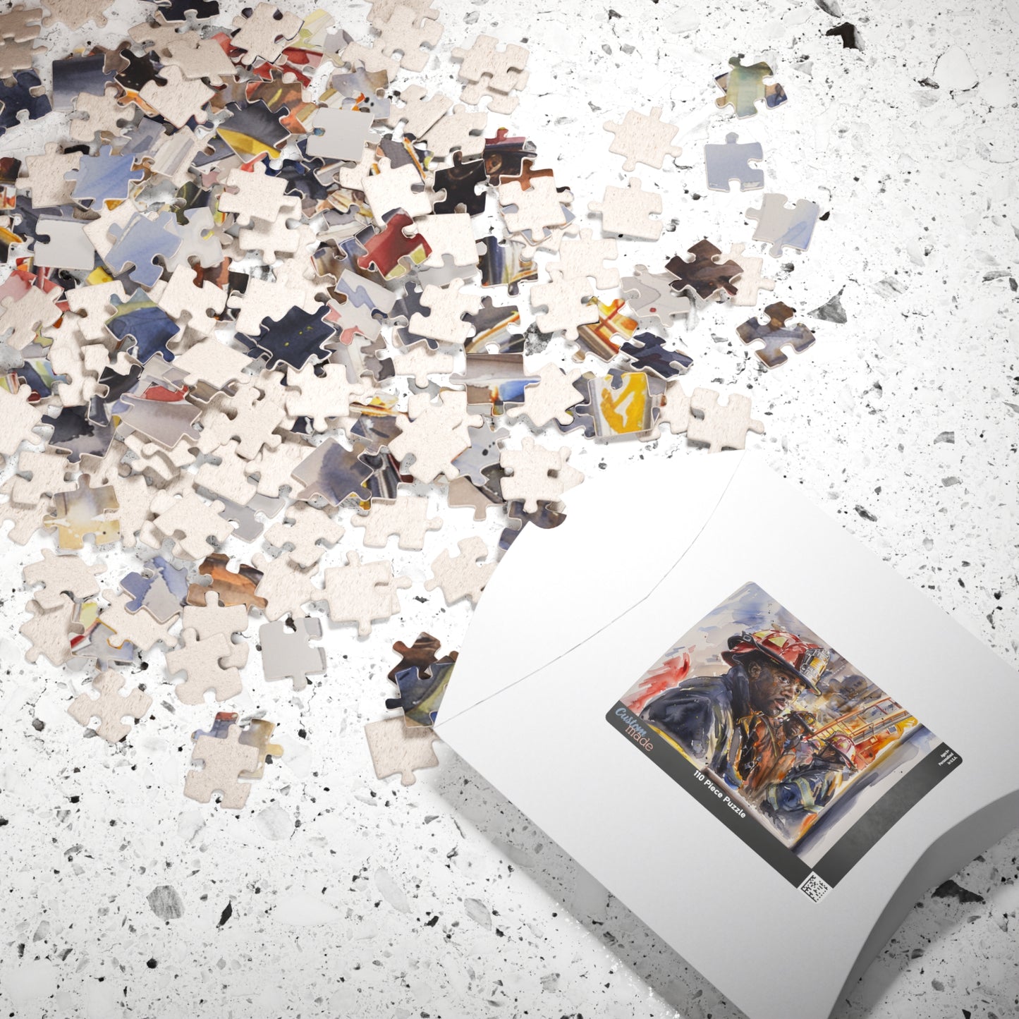 African American Firefighter Puzzle #1 (110, 252, 520, 1014-piece) America's Bravest Jig Saw 1000 500 Tabletop Games Black Firemen Fireman