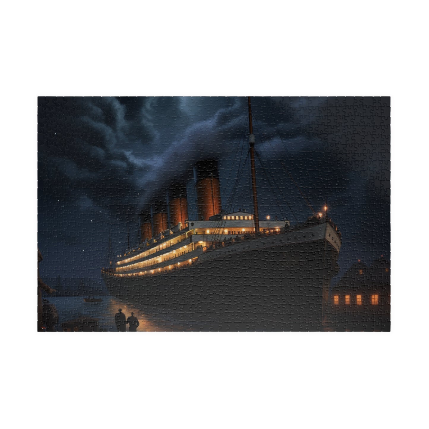 Titanic Moonlit Jigsaw Puzzle — RMS Titanic Night Scene (110–1014 pcs)
