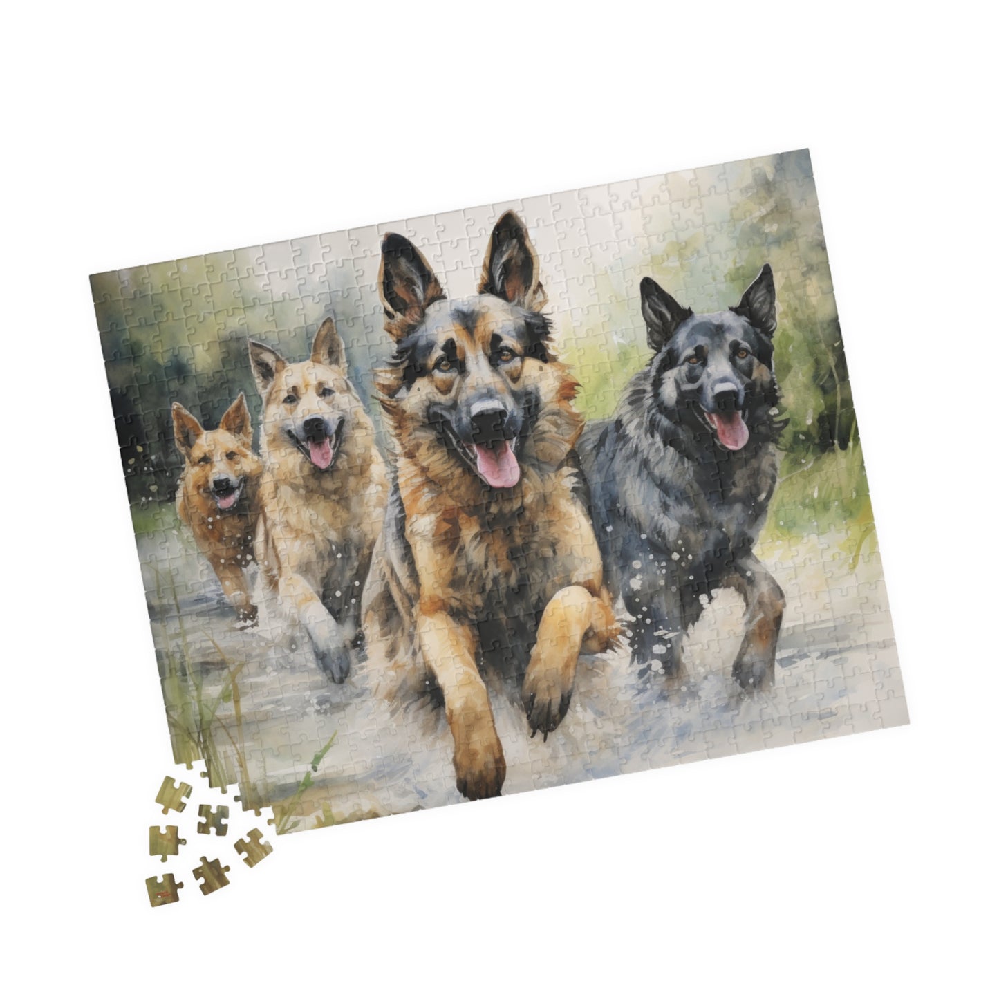 German Shepherd Jigsaw Puzzle — 110/252/500/1014-Piece