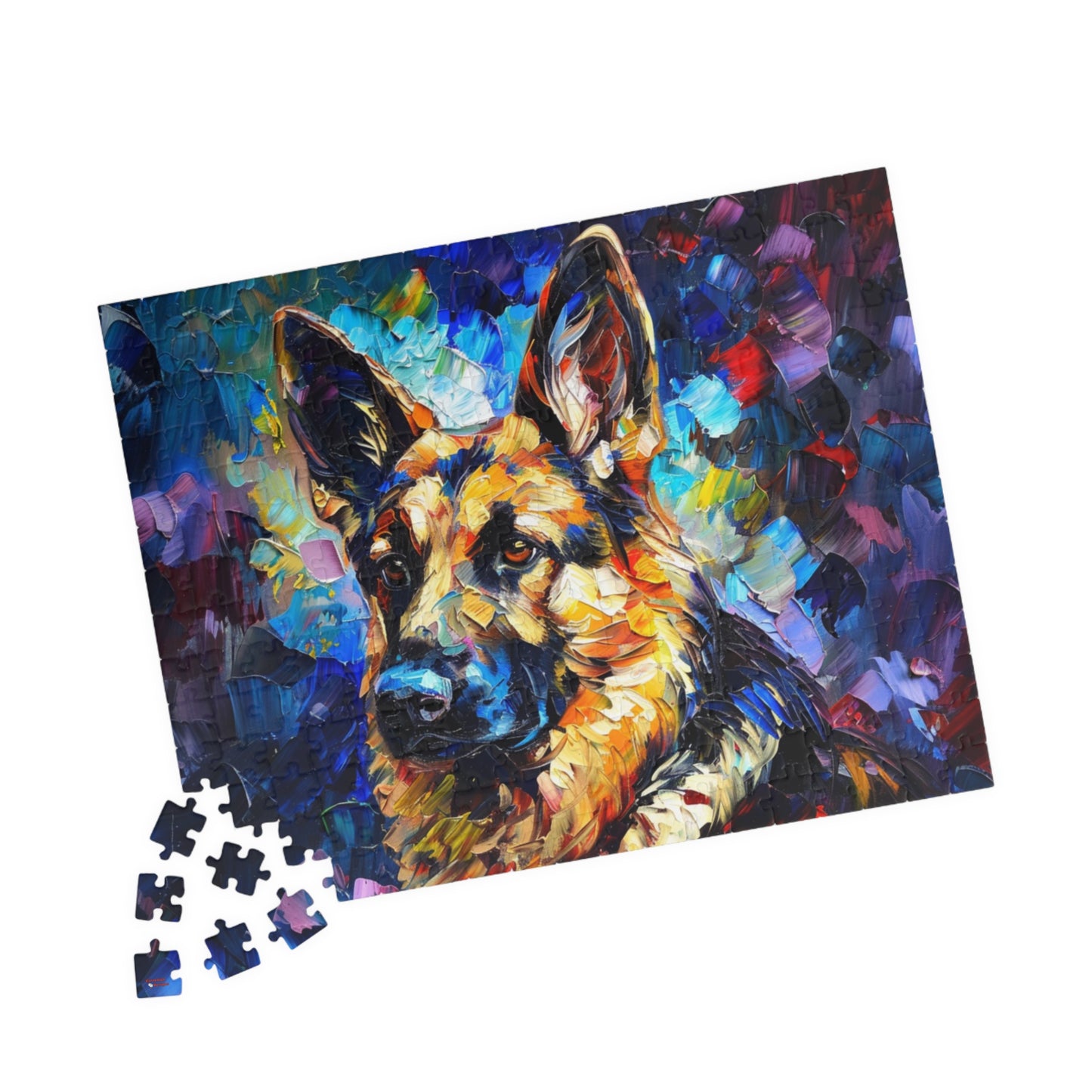 German Shepherd Puzzle (110, 252, 500, 1014-piece) Family Pet Canine K9 K-9 Guard Dog Man's Best Friend Companion Partner Officer 1000 500