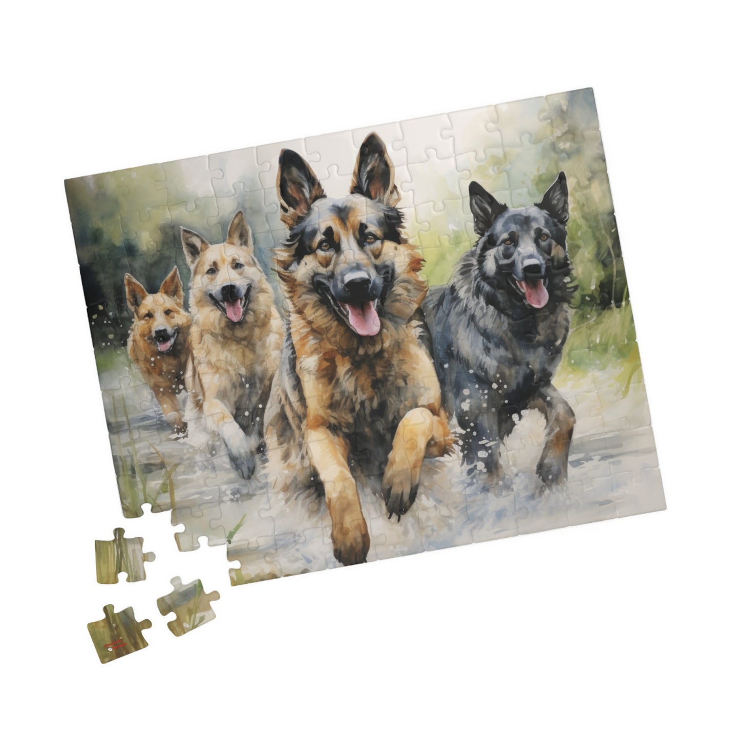 German Shepherd Jigsaw Puzzle — 110/252/500/1014-Piece