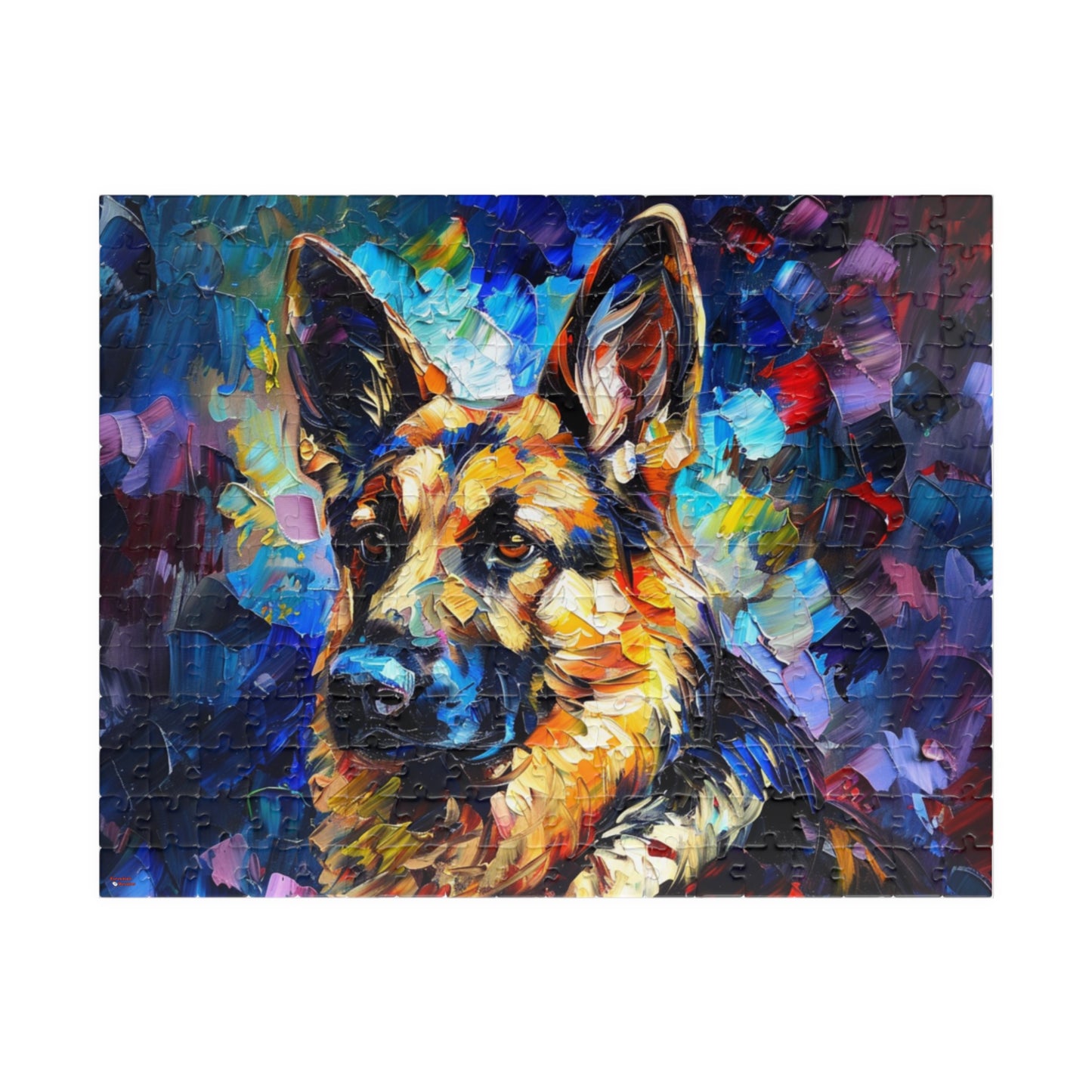 German Shepherd Puzzle (110, 252, 500, 1014-piece) Family Pet Canine K9 K-9 Guard Dog Man's Best Friend Companion Partner Officer 1000 500
