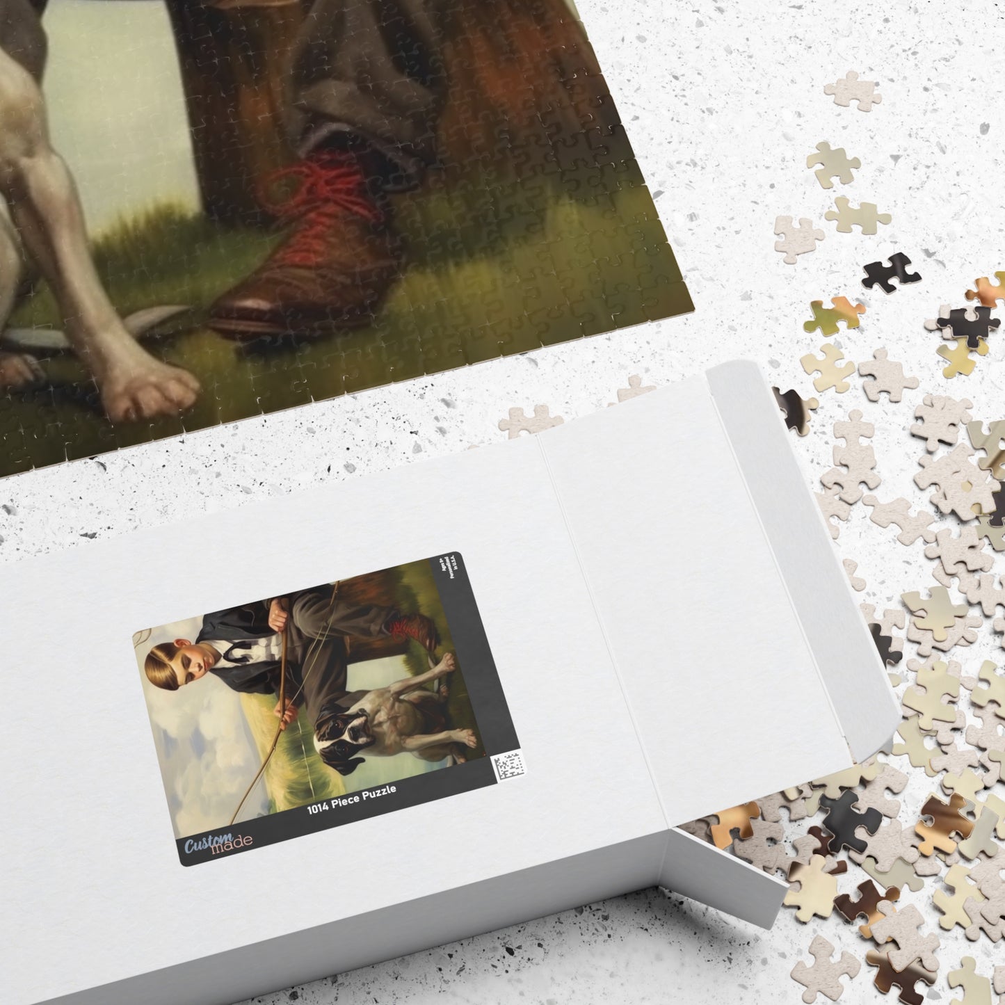 A Boy and His Boxer Puzzle — Jigsaw for Dog Lovers