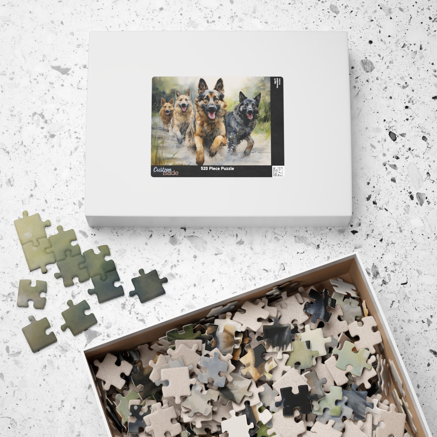 German Shepherd Jigsaw Puzzle — 110/252/500/1014-Piece