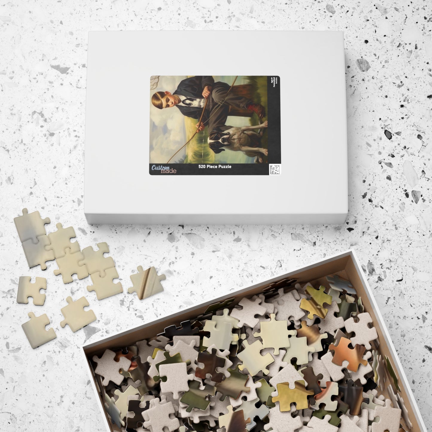 A Boy and His Boxer Puzzle — Jigsaw for Dog Lovers
